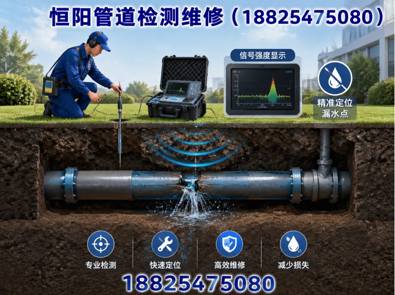 惠州地埋管漏水定位展示图